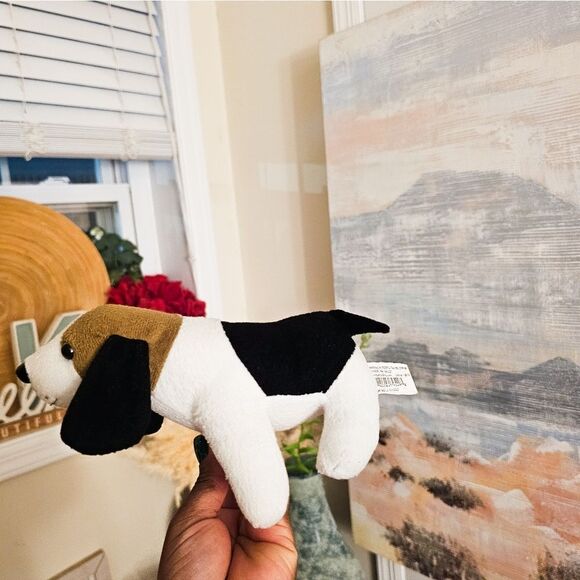 VTG Oriental Trading Co. Multi-colored Mini Beagle Plush Dog. - Picture 2 of 11